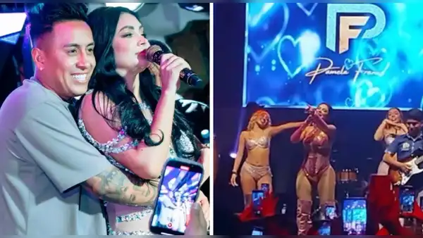 Christian Cueva celebra su cumpleaños en show de Pamela Franco y ella lo sorprende con romántico mensaje: "Te amo, mi amor"