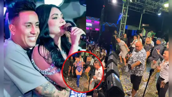 Christian Cueva se luce cantando ‘El cervecero’ en conciertos de Pamela Franco y ella dice: “Se quiere robar el show”