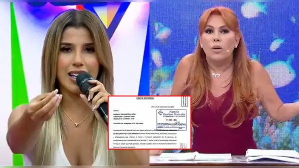 Yahaira Plasencia envía carta notarial a Magaly y pide rectificación en 24 horas: “Dañan mi honor y reputación”