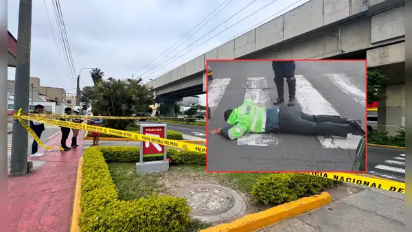 Delincuentes le disparan a policía en San Borja tras impedir el asalto a un cambista