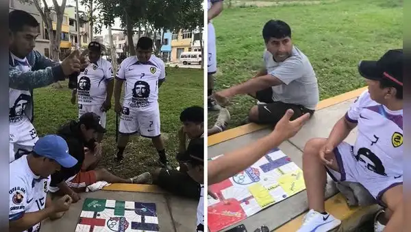 Vecinos discuten al participar en un juego parecido al ludo y usuarios bromean: "Un día normal en Wall Street"