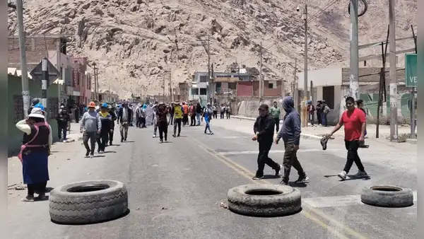 Crisis en Nasca: Escasez de combustible y alimentos por bloqueo de la Panamericana Sur