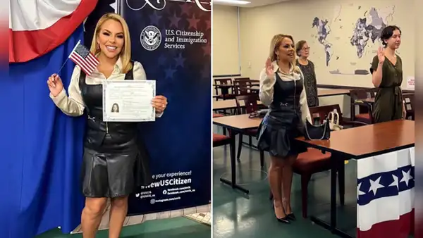 Josetty Hurtado celebra su nacionalidad americana tras más de 10 años en EE. UU. : "Estoy tan agradecida"