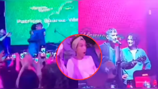 Jessica Madueño tiene conmovedora reacción tras ver cantar a su hijo Vasco Madueño junto a su padre Guillermo Dávila