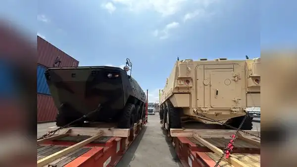 Confirmado: llegaron al Callao blindados surcoreanos K808 para el Ejército del Perú