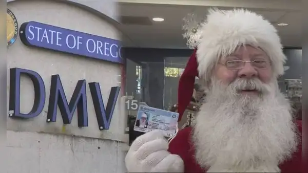 Real ID en Navidad 2024: Santa Claus invita a tramitar el documento antes de 2025 desde la DMV de Oregón