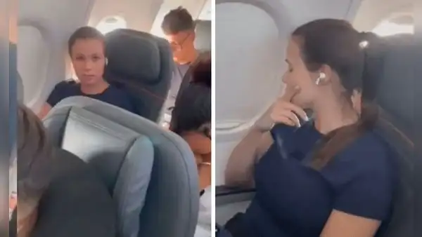 Madre confronta a pasajera por no ceder asiento a su hijo en vuelo y genera polémica