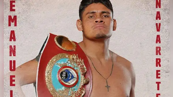 ¡Impuso su ley! 'Vaquero' Navarrete venció por nocaut a Óscar Valdez y sigue siendo campeón superpluma OMB