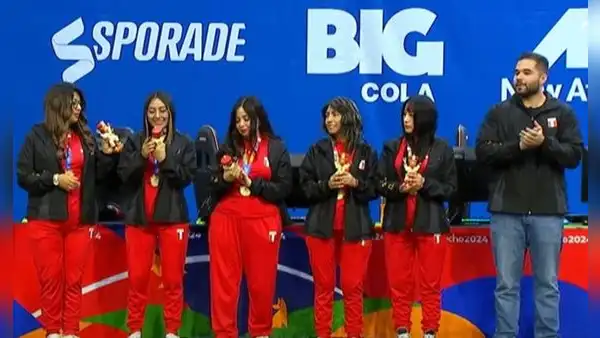 Así fue la emocionante premiación a Perú en Dota femenino tras ganar el oro en los Juegos Bolivarianos 2024