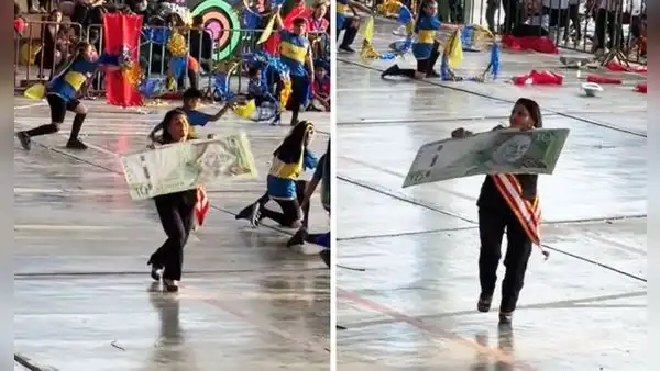 Maestra imita a Dina Boluarte en concurso escolar y sorprende al ritmo de 'Don gato ron ron'