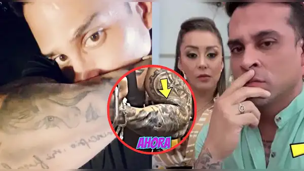 Christian Domínguez se habría borrado el tatuaje del rostro de Pamela Franco, según 'Amor y fuego'