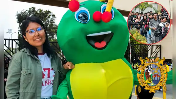 'Gusana legendaria' acampó durante 15 días para poder recibir el almuerzo especial de Navidad de la UNMSM