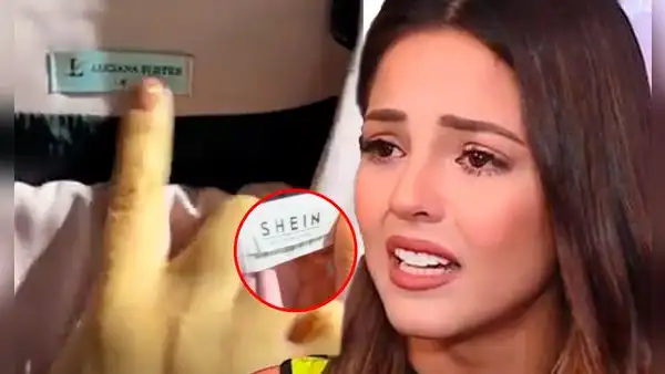 Usuaria sorprende al encontrar etiqueta de Shein en prenda de tienda de Luciana Fuster y la expone en TikTok
