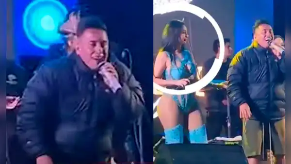Christian Cueva lanzó insultos en concierto y desató la molestia de Pamela Franco: “Borracho de m…”