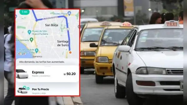 "S/55 de Rímac a San Miguel": Taxis por aplicativos elevan precios en Lima por obras y usuarios exponen su indignación en redes