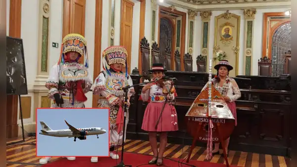 Artista peruana recibirá una compensación económica de JetSmart tras sufrir daños en su arpa en vuelo