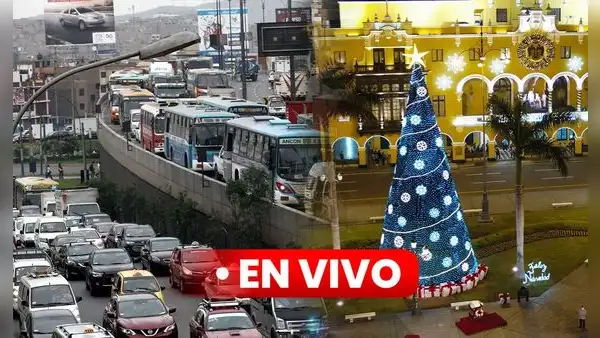 Navidad EN VIVO HOY, 24 de diciembre: sigue el tráfico en Lima y las celebraciones por Nochebuena en Perú