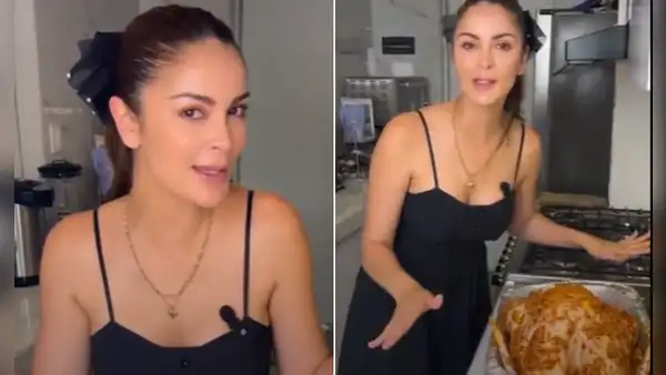 Laura Spoya comparte su receta navideña y es comparada con Magaly: ''Eso está crudo''