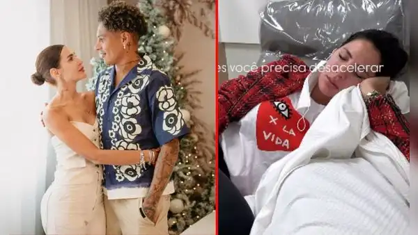 Ana Paula Consorte se luce junto a Paolo Guerrero en fotografías navideñas tras sufrir de neumonía: “Familia”
