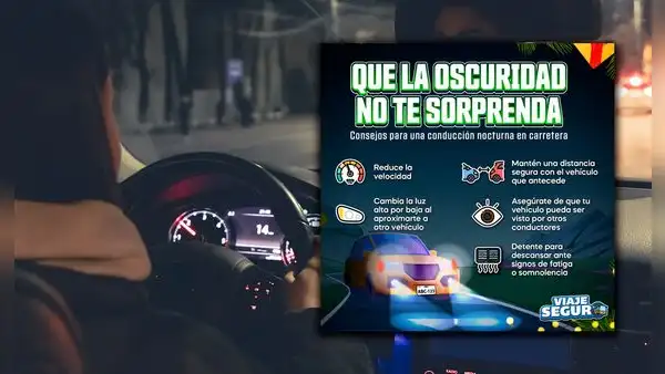 ¿Conducirás de noche este fin de año? Sutrán te aconseja cómo reducir los riesgos que aumentan en la oscuridad