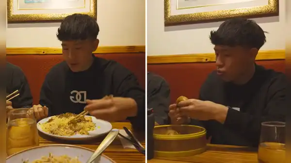 Joven de China prueba chifa en Perú por primera vez y queda impactado: "Un chino viene aquí y se siente en casa"