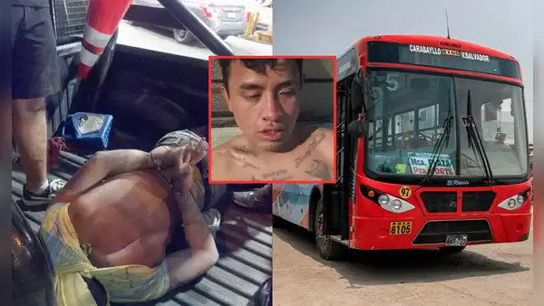 Serenazgo frustra asalto en bus El Rápido en Comas: delincuente intentaba robar a pasajeros con arma de fuego