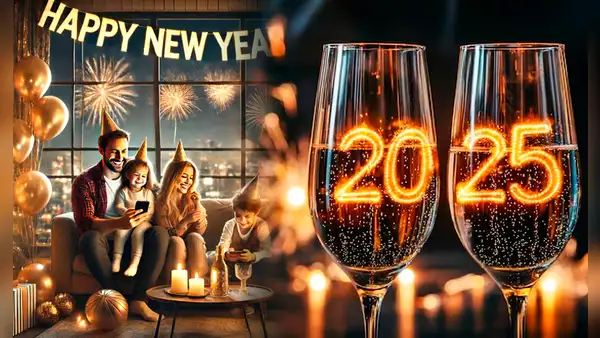 Happy New Year 2025: the best wishes, phrases, gif and messages to share on WhatsApp, Instagram and Facebook