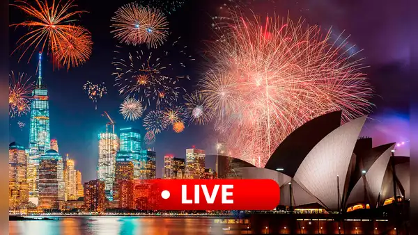 Happy New Year 2025 LIVE: follow the countdown and celebrations around the world to say goodbye to the Old Year