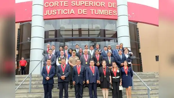 Juez superior Otto Santiago Verapinto Márquez asume como presidente de la Corte Superior de Justicia de Tumbes