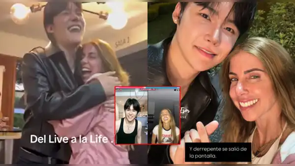 Fiorella Cayo recibe romántica sorpresa de tiktoker Yun tras coqueteos en vivo: "Solo viajé para verte"