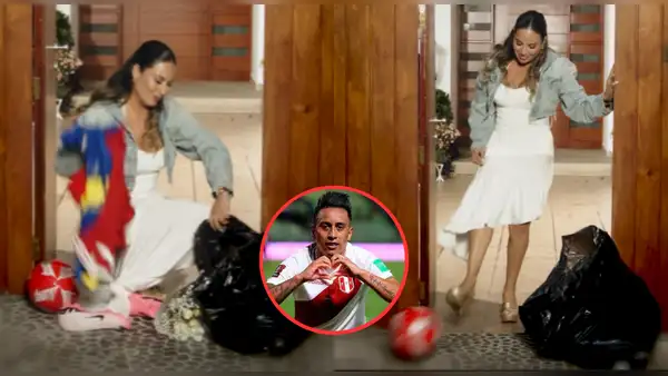 ¿Son de Cueva? Pamela López estrena videoclip y sorprende al tirar a la basura camisetas y chimpunes: "Que se vaya con la otra"