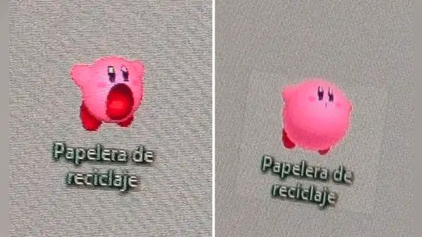 Así podrás tener a Kirby como Papelera de reciclaje: se comerá los archivos de tu laptop o PC