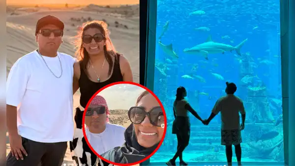 Jorge Luna y su esposa celebran su aniversario en impresionante viaje a Dubai: "Bodas de madera"