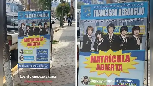 Colegio en Perú hace publicidad con personajes de serie coreana ‘Boys Over Flowers’ y es furor en redes
