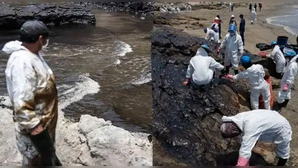 Dos playas de Ancón tienen alto nivel de petróleo tras derrame de Repsol