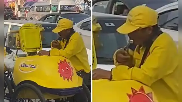 Peruano va a comprar helado, pero descubre a vendedor realizando insólita acción: “Seguro tenía hambre”