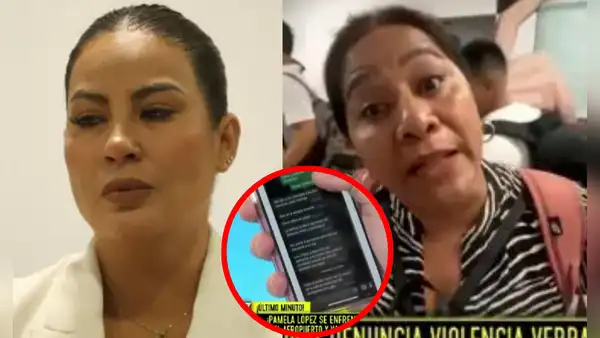 Pamela López denuncia en comisaría a madre de Christian Cueva por violencia verbal y psicológica: "Estoy temblando"