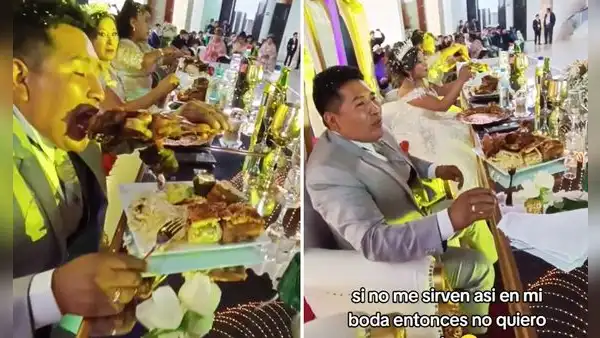 Matrimonio juliaqueño sorprende con gigantesco plato de comida: "Como reyes"
