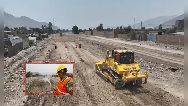 Los batallones de Ingeniería del Ejército del Perú lideran la ampliación de importantes vías en Lima: avanzan el 80% de las obras