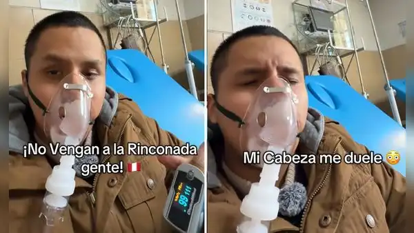 Influencer Óscar Curi sufrió mal de altura en La Rinconada y contó su mala experiencia: "Una ciudad muy peligrosa"