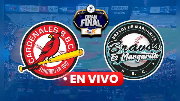 Ver Cardenales vs Bravos HOY EN VIVO, juego 1 de la final LVBP 2025 vía IVC: Margarita está dando el golpe