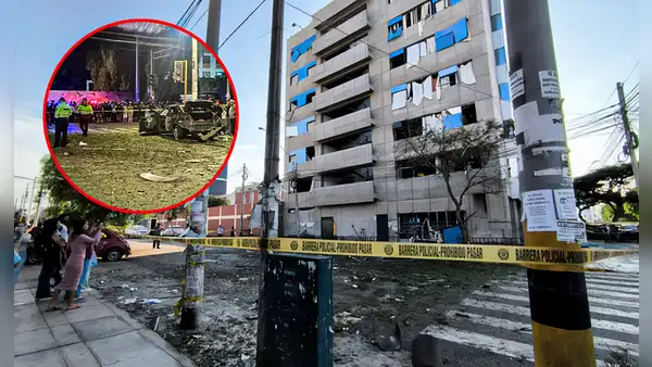 Trujillo: un explosivo detona frente al Ministerio Público y deja hasta 15 inmuebles afectados