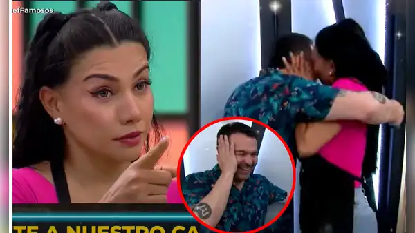 Diana Sánchez "roba" beso EN VIVO a Giacomo Bocchio tras emotiva eliminación de 'El gran chef: famosos'