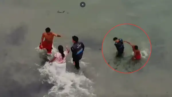 Ambulante y fiscalizador se enfrentan a golpes dentro del mar durante operativo en playa de Chorrillos
