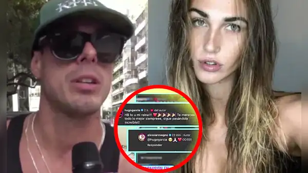 Hugo García responde tras rumores de reconciliación con Alessia Rovegno tras romántico post: "No te puedo decir qué pasará"