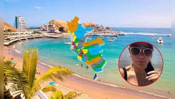 Venezolana visita el Cancún limeño y queda impactada con su belleza y aguas turquesas: “Es una playa súper pituca”