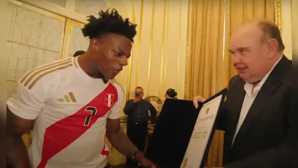Rafael López Aliaga condecora a Speed, streamer estadounidense: alcalde lo nombró embajador turístico