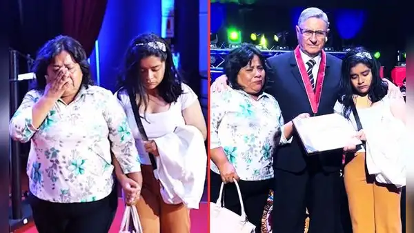 Madre conmueve al recibir el diploma de graduación de su hijo fallecido, quien estudió en la UNMSM: “Lo lograste”