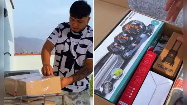 Peruano compró caja misteriosa en Internet por S/100 y se lleva sorpresa: "Saldría para negocio"