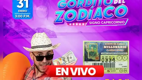 Lotería Nacional de Panamá EN VIVO: números ganadores del Gordito del Zodiaco HOY, 31 de enero, vía Telemetro